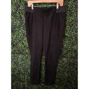 Chaps, Black Suede, Velvety feel, stretch, pants, Size XL